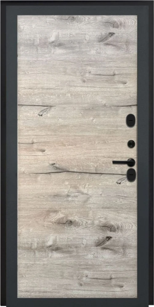 Входная дверь ДвериПРО Модель L-49 Без фрезеровки Дуб пацифик горизонт DPRO201304 внутренняя сторона
