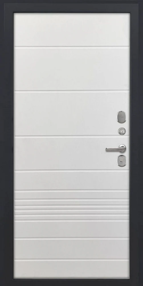 Входная дверь ДвериПРО L Термо ФЛ-700 (10мм, ясень белый) DPRO198017 внутренняя сторона