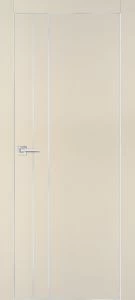 Межкомнатная дверь PX-14  AL кромка с 4-х ст. Бежевый матовый