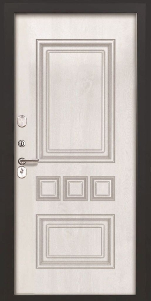 Входная дверь ДвериПРО L-45 фл-608 винорит white DPRO193102 внутренняя сторона
