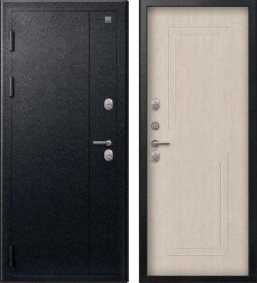 Дверь Термо-100 Черный муар - Седой дуб