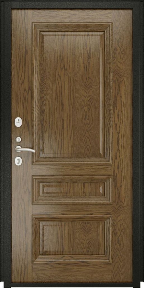 Входная дверь ДвериПРО L Термо Фараон-2 (16мм, светлый мореный дуб) DPRO196047 внутренняя сторона