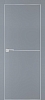 Межкомнатная дверь PX-19 AL кромка с 4-х ст. Серый матовый