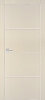 Межкомнатная дверь PX-2  AL кромка с 4-х ст. Бежевый матовый